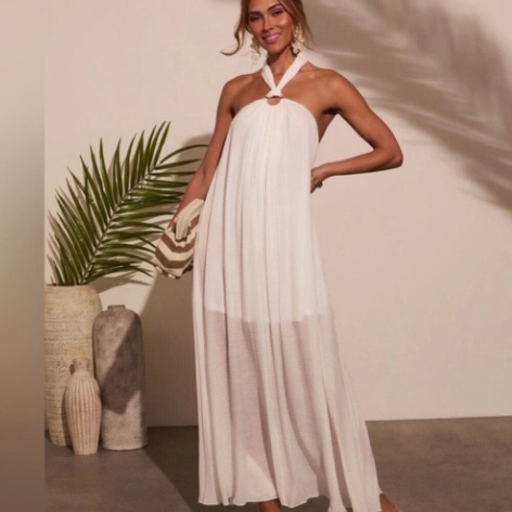 Aakaa Sunchaser Halter Dress